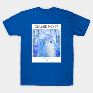 Clawed Monet Gallery cat T-Shirt